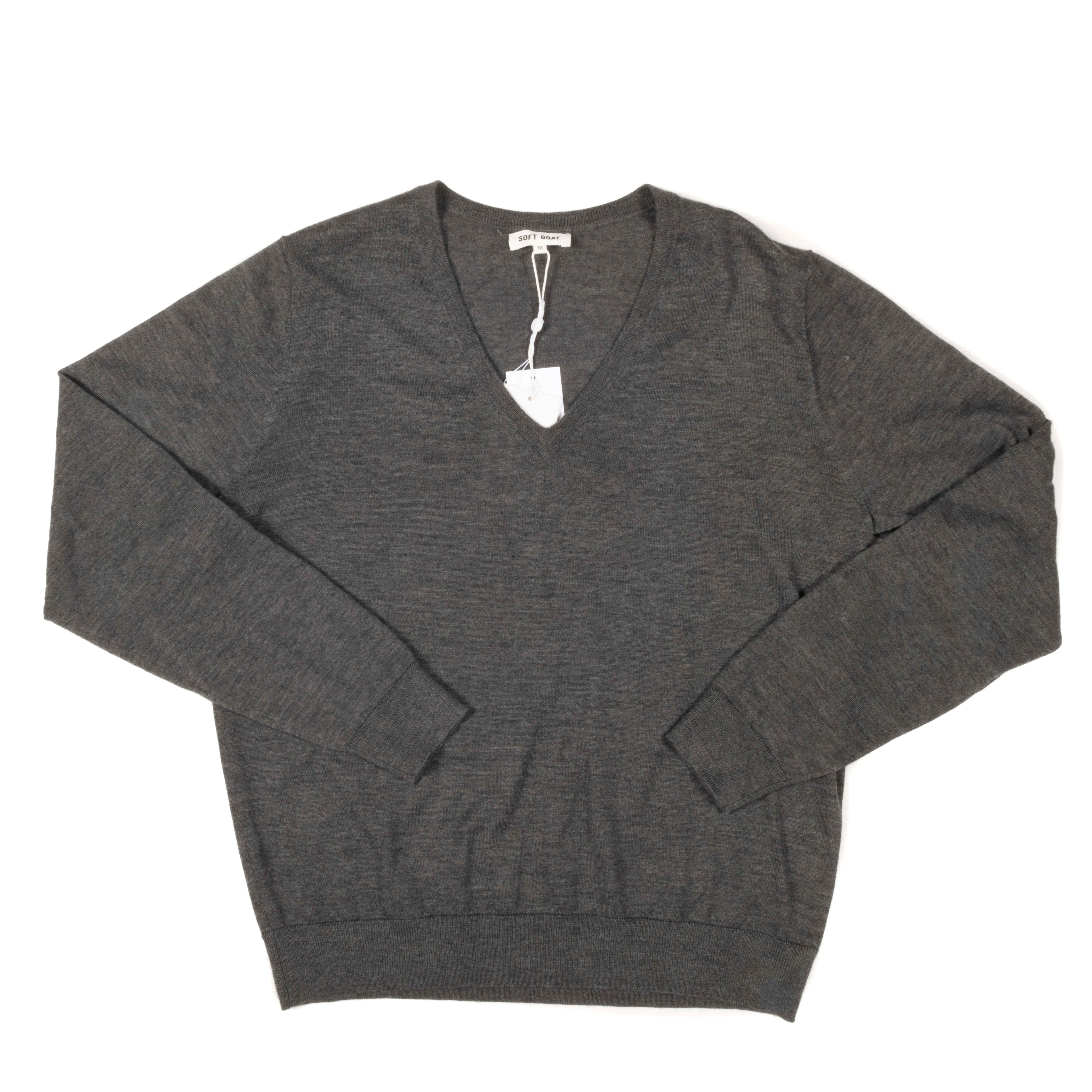 Men's Fine Knit V-neck Flannel XXL (EU)