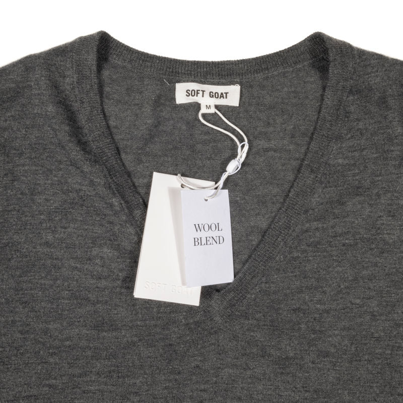 Men's Fine Knit V-neck Flannel XXL (EU)