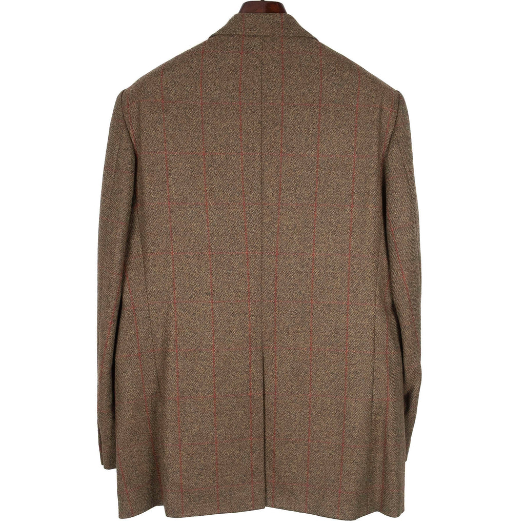 Green Windowpane Tweed Suit