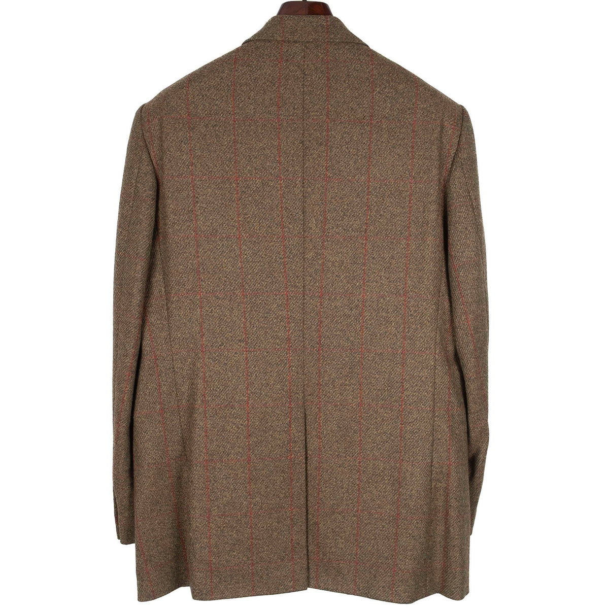 Green Windowpane Tweed Suit