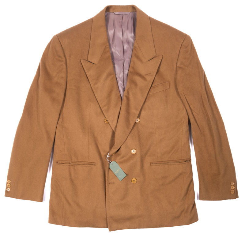 Tommy Nutter Savile Row Brown Cashmere Sport Coat Sz 56