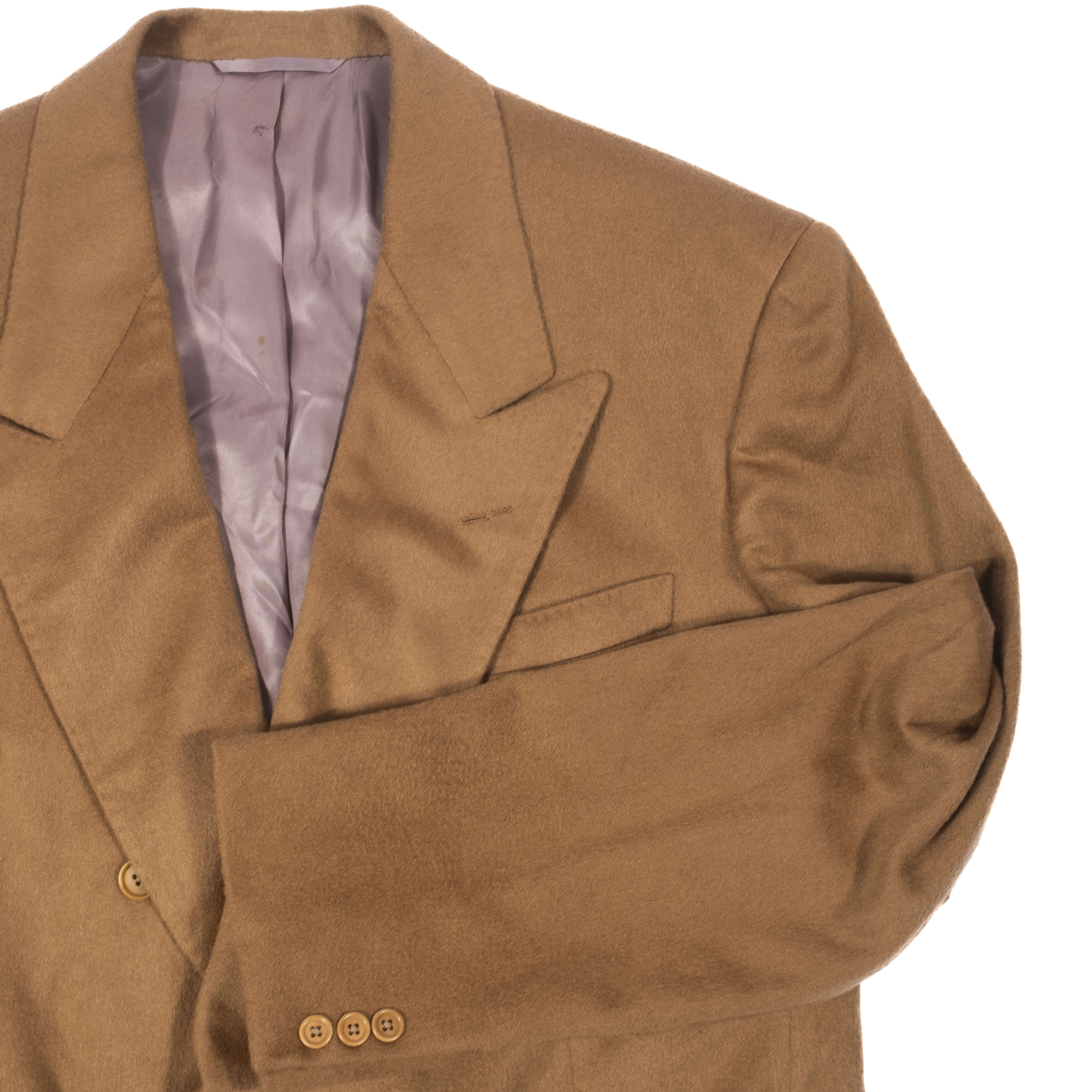 Tommy Nutter Savile Row Brown Cashmere Sport Coat Sz 56