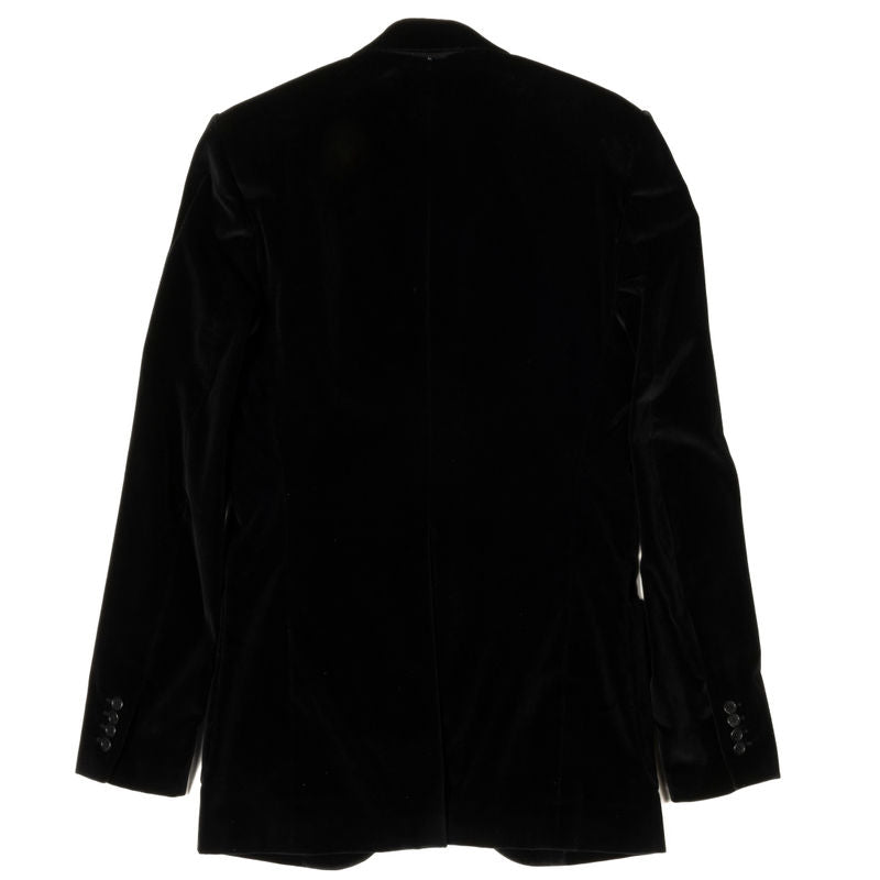 Neapolitan Hand Tailored Black Velvet Sport Coat Sz 48