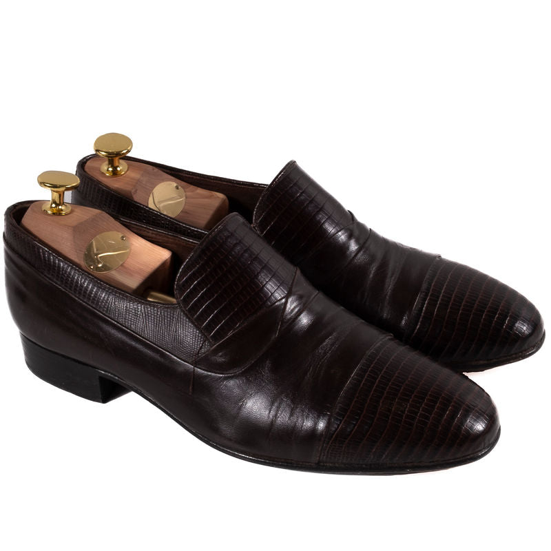 Paco Kaufai Brown Leather Loafers Sz 40.5 EU