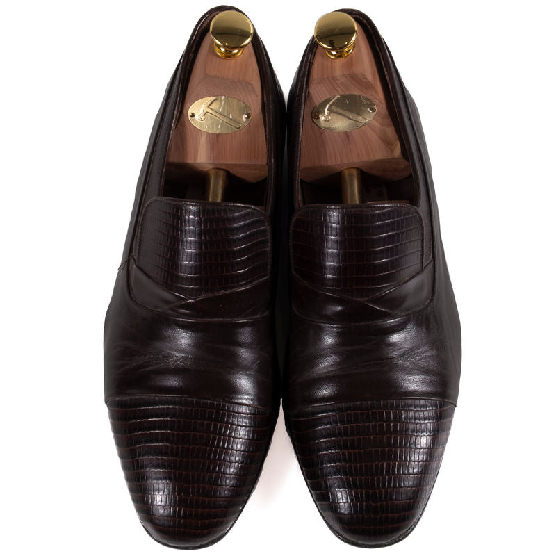 Paco Kaufai Brown Leather Loafers Sz 40.5 EU