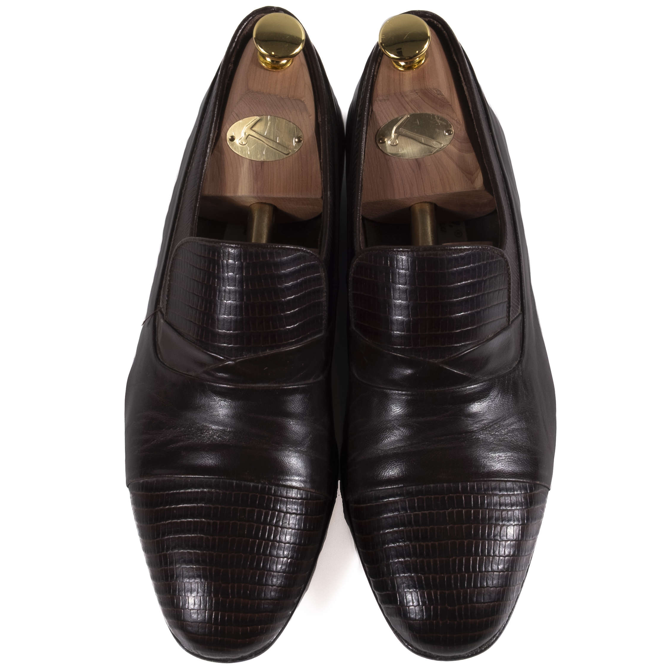 Paco Kaufai Brown Leather Loafers Sz 40.5 EU