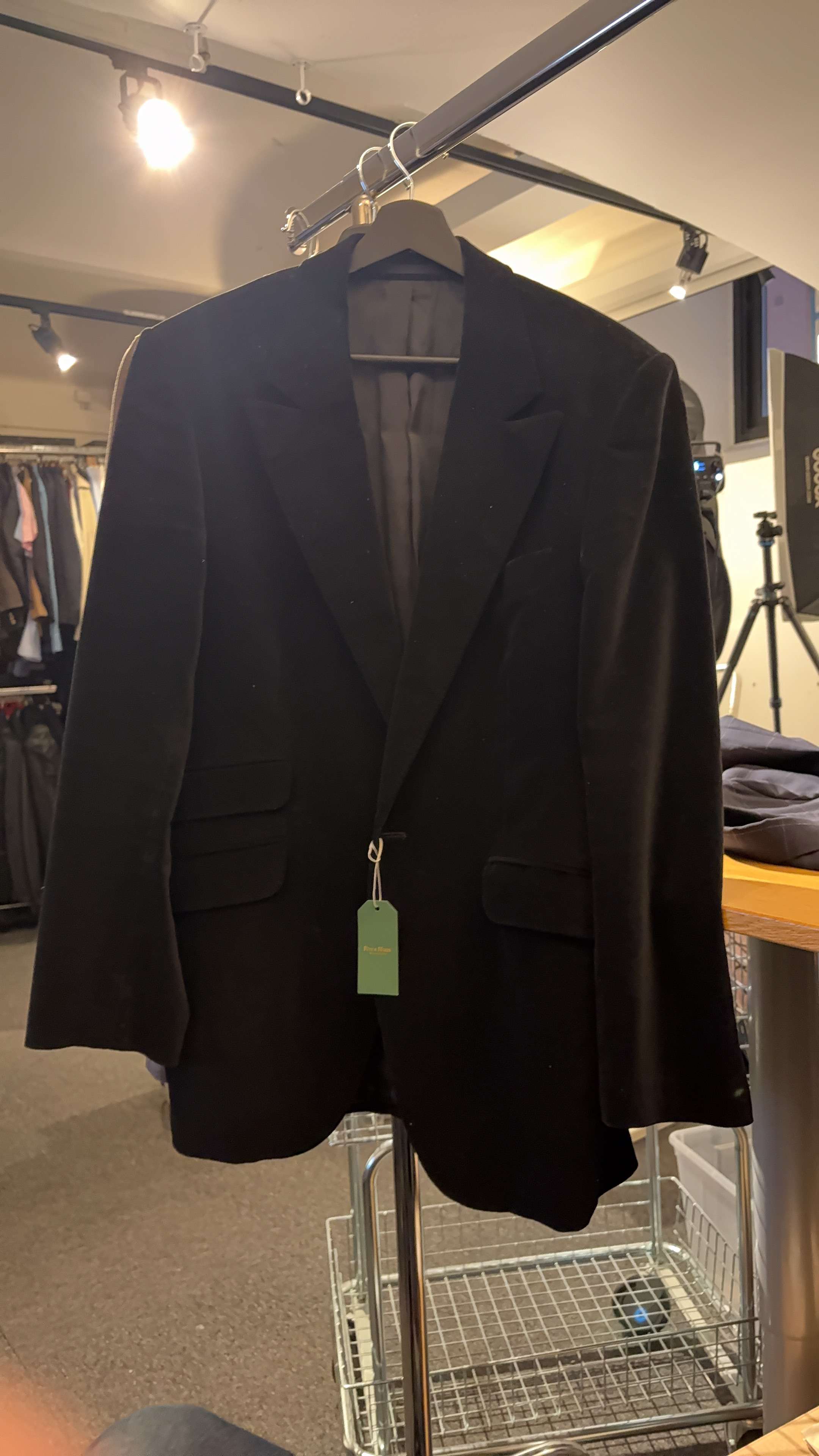 Black Velvet Sport Coat