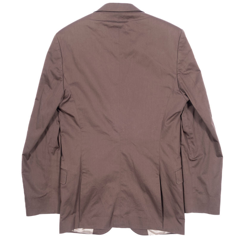 Oscar Jacobson Brown Cotton Suit Sz 48