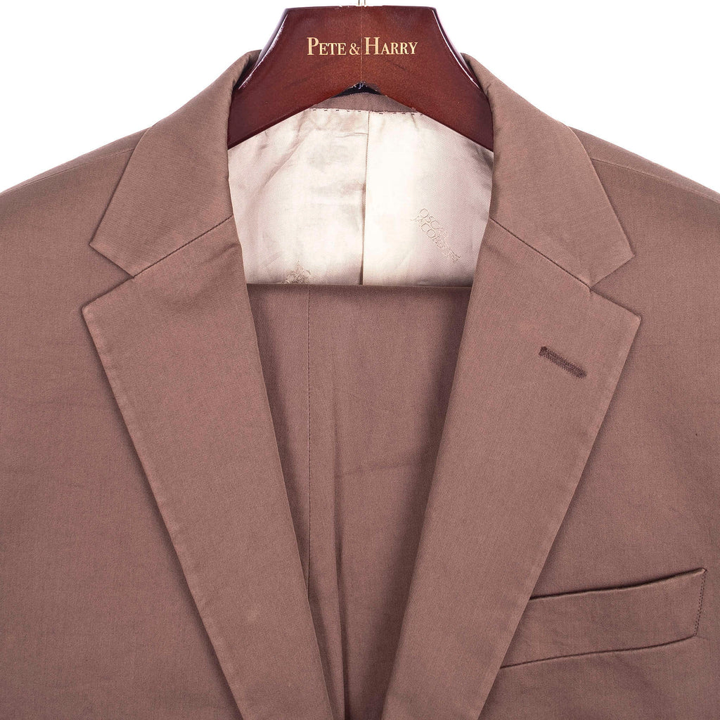 Brown Cotton Suit