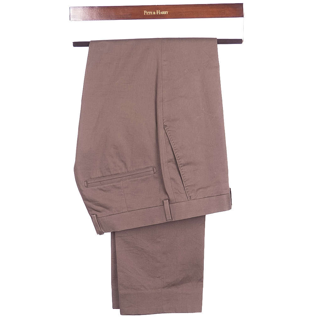 Brown Cotton Suit
