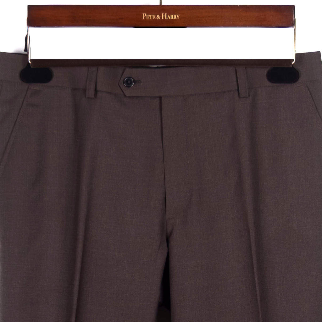 Brown Peak Lapel Suit