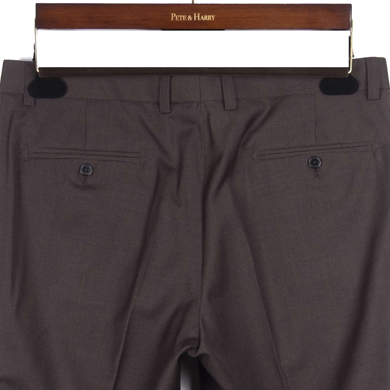Brown Peak Lapel Suit