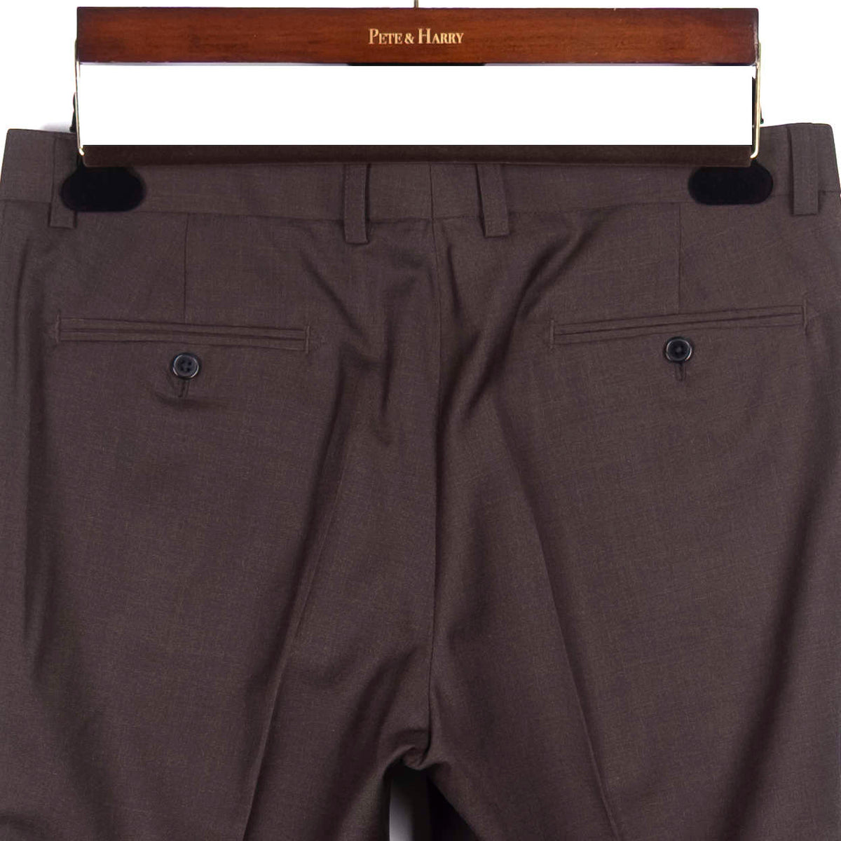 Brown Peak Lapel Suit