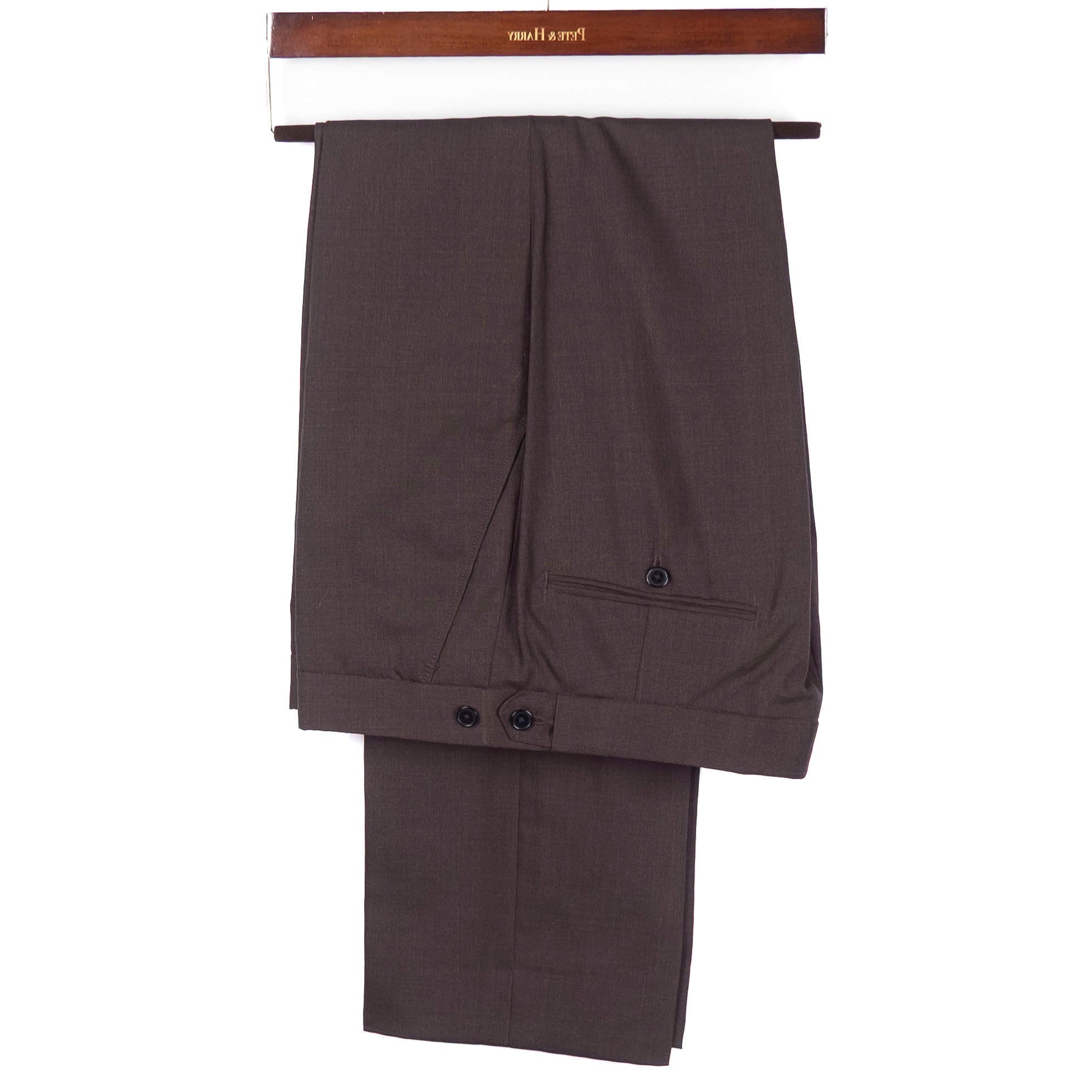 Brown Peak Lapel Suit