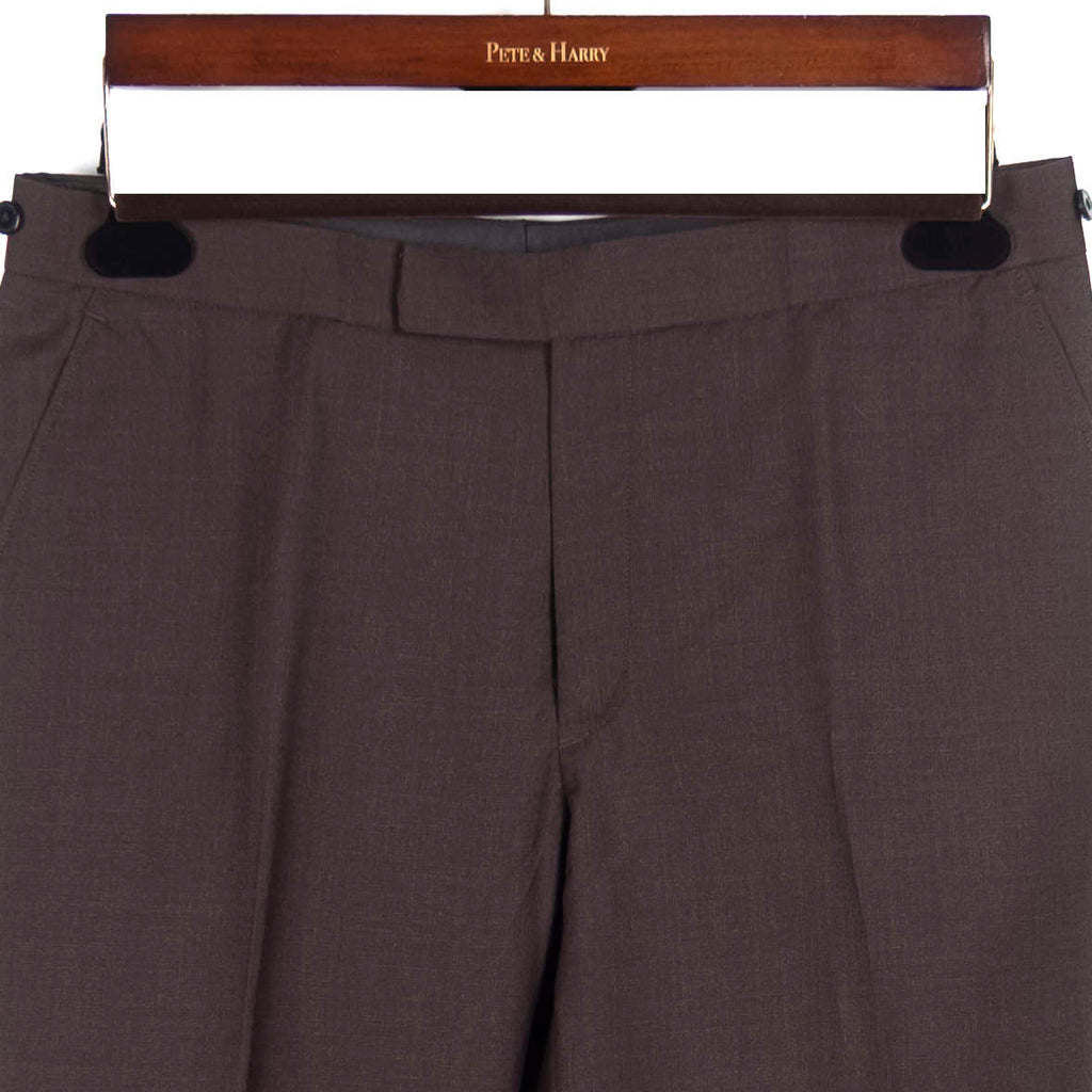 Brown Peak Lapel Suit