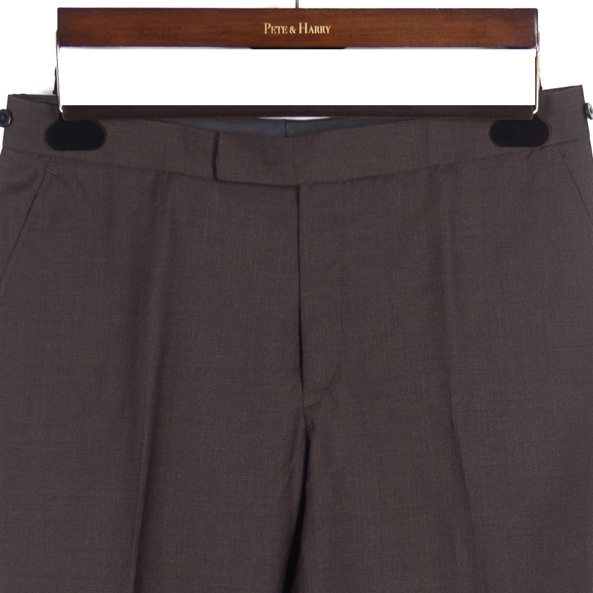 Brown Peak Lapel Suit