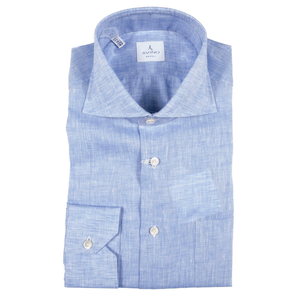 Light Blue Linen Shirt 42