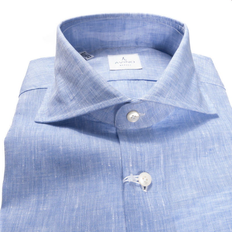 Light Blue Linen Shirt 42