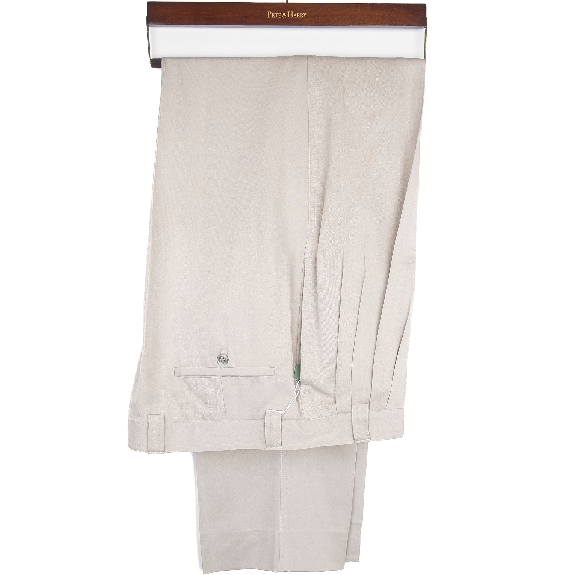 Off White Silk Dress Trousers