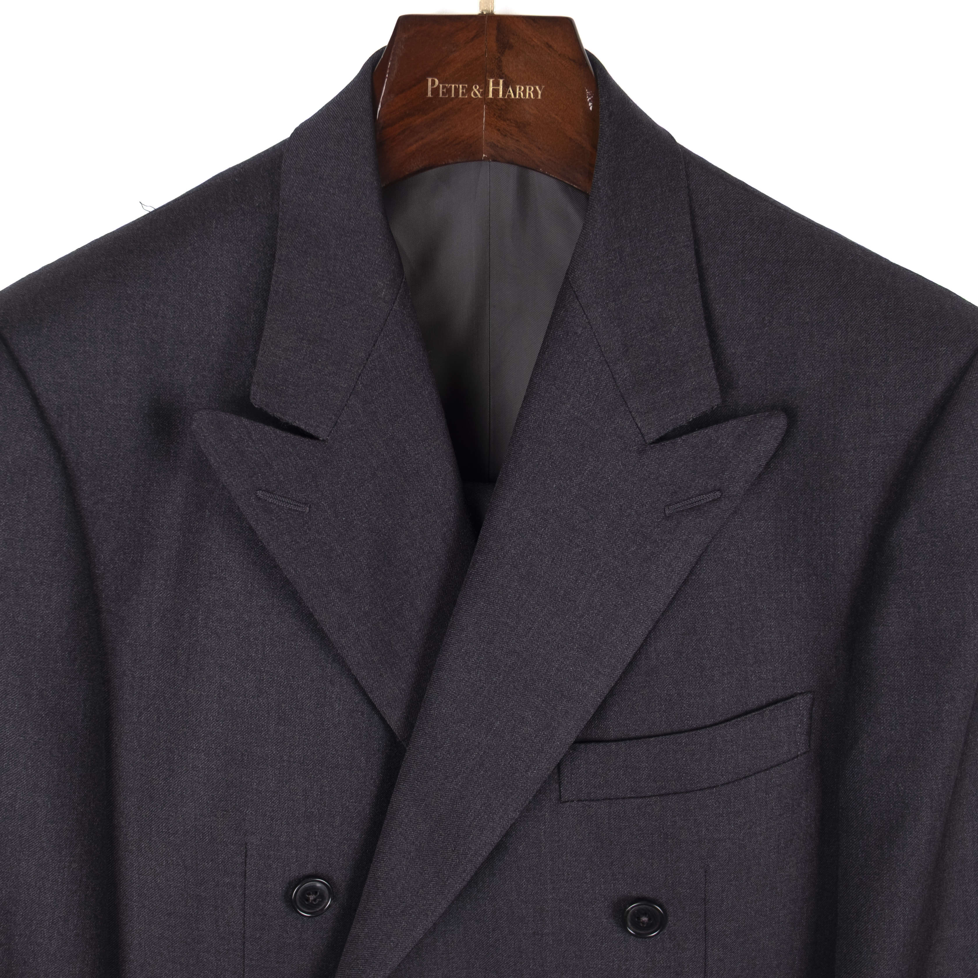 Grey Double Breasted Suit