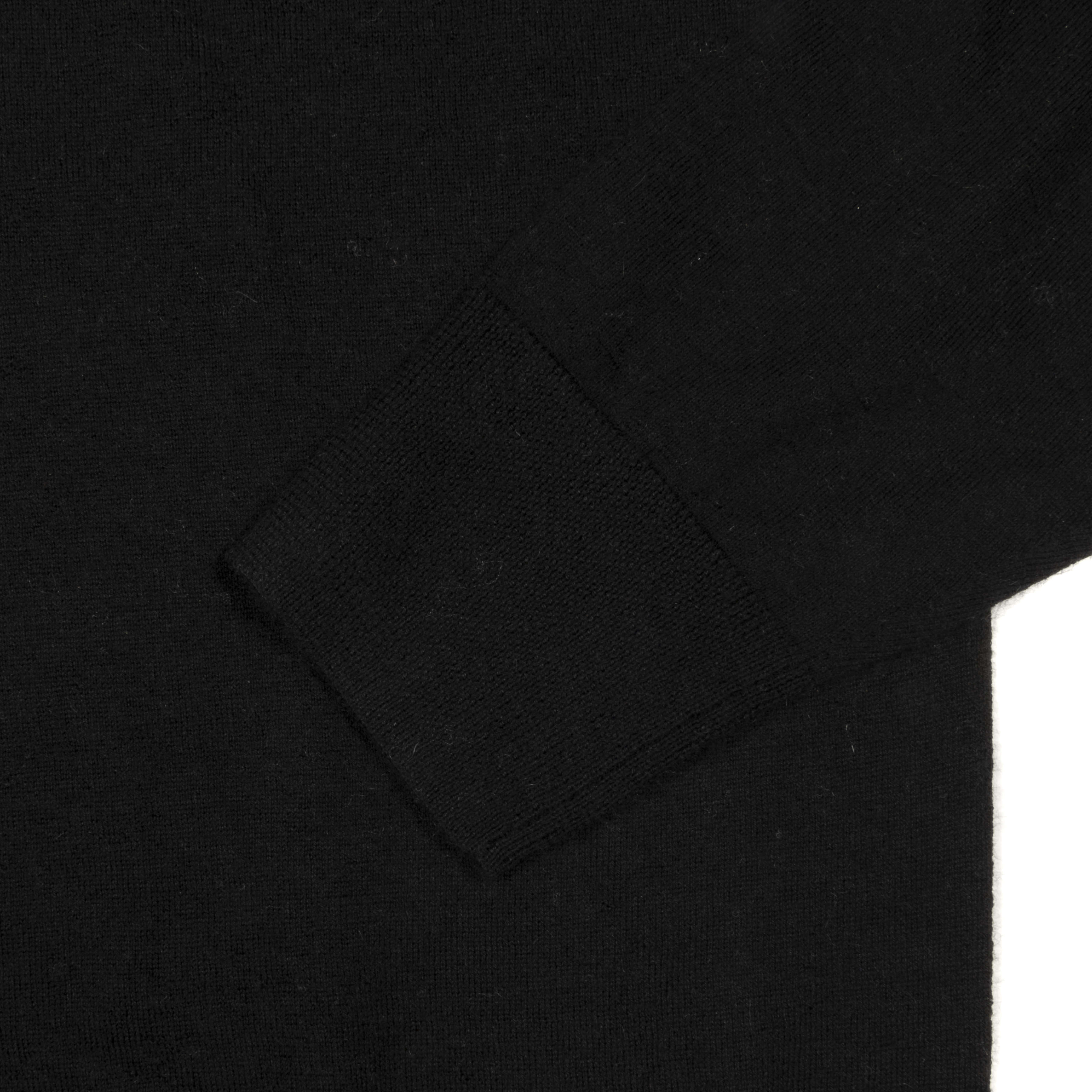 Soft Goat Black Fine Knit Turtleneck Sz M (EU)