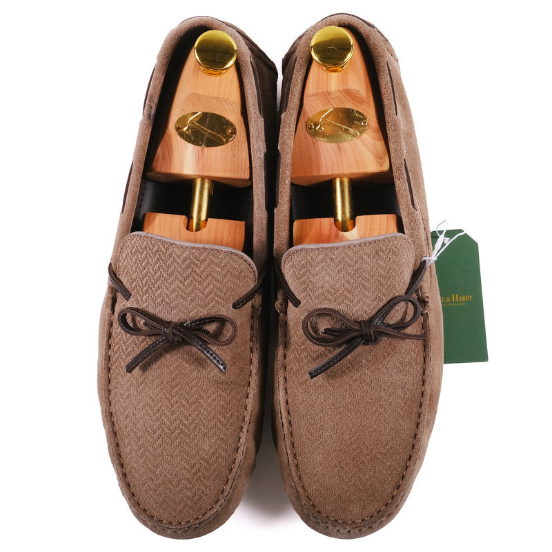 Zegna Taupe Car Shoes