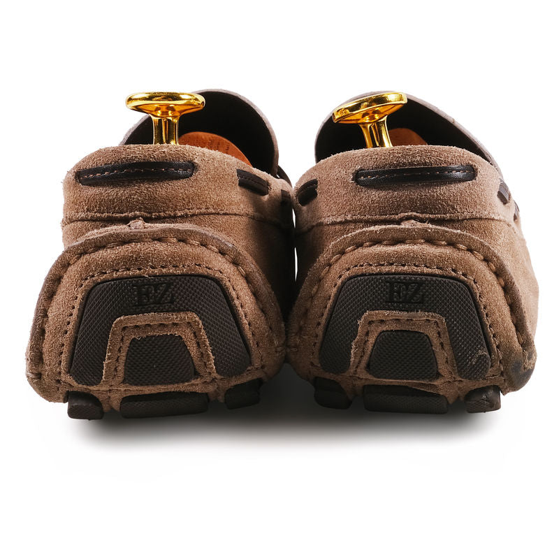 Zegna Taupe Car Shoes