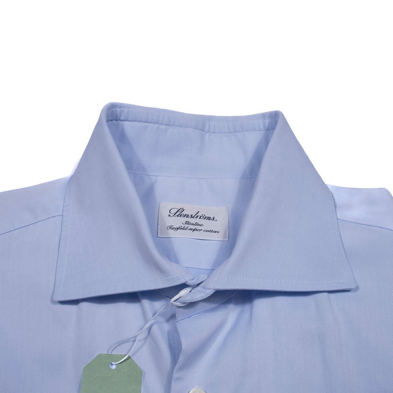 Stenströms Light Blue French Cuff Business Shirt