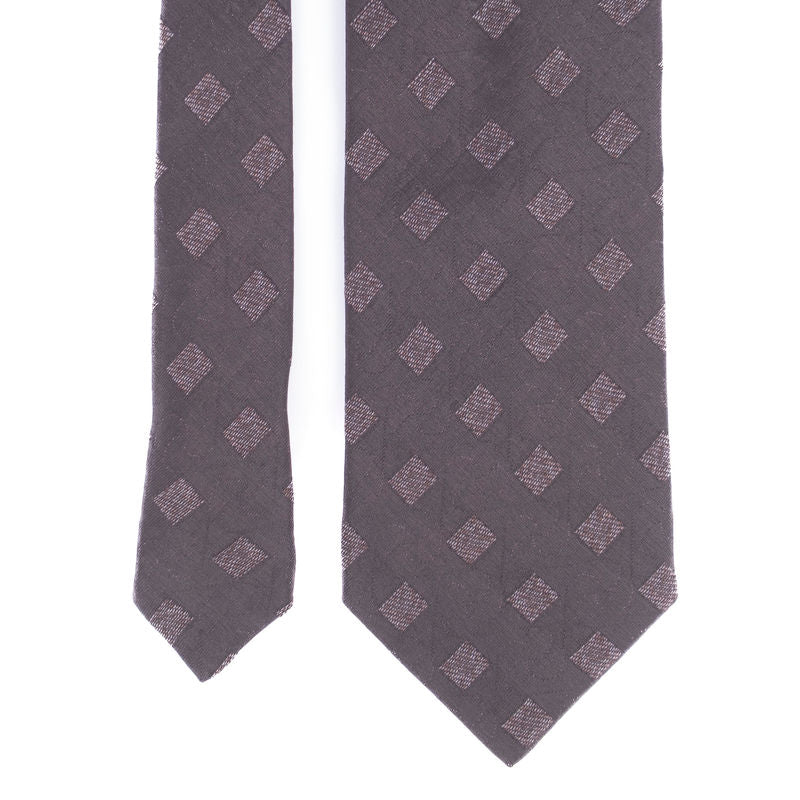 Grey Patterned Tie