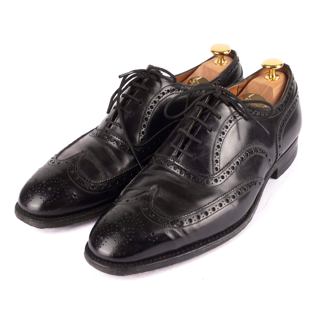 Black Brogue Oxfords