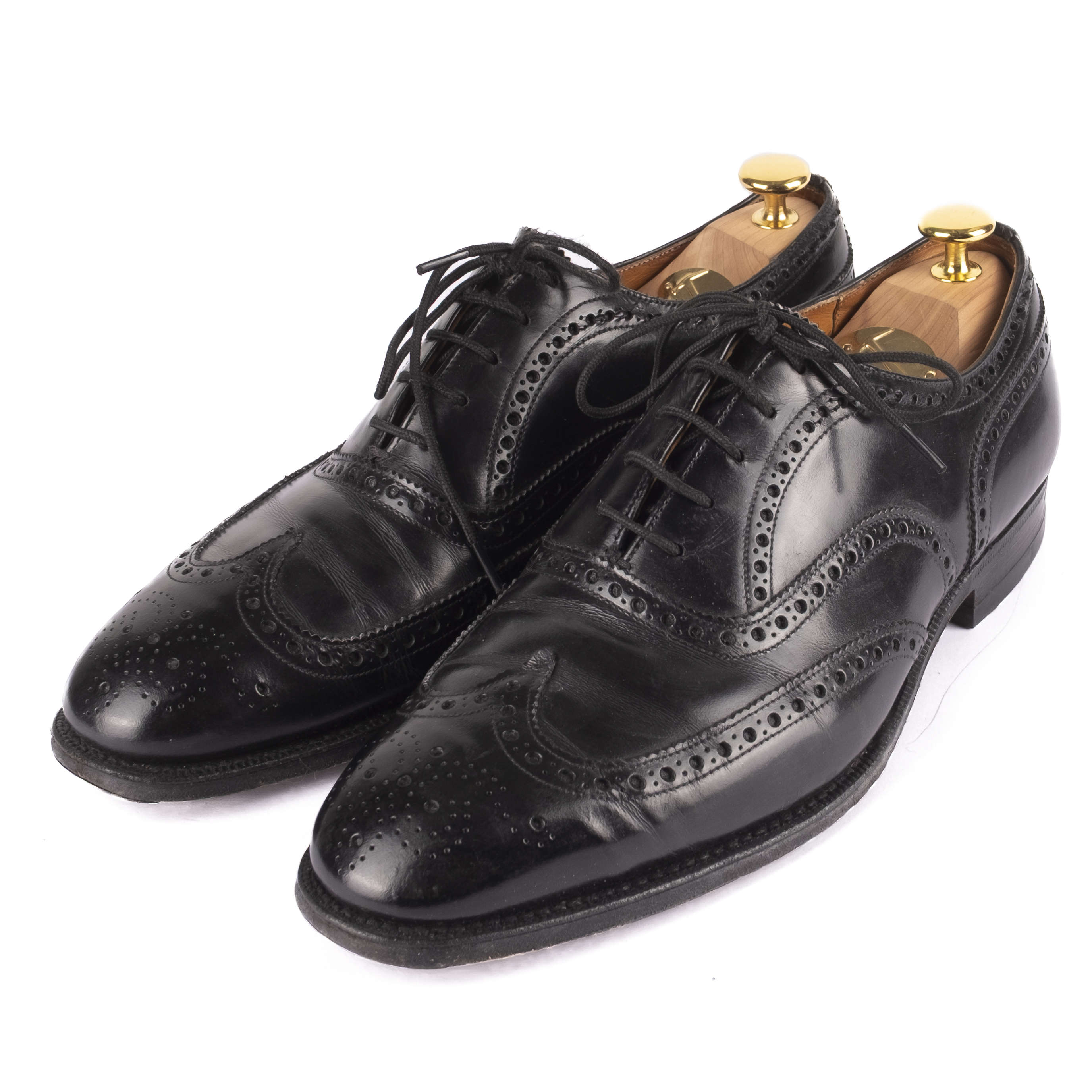 Black Brogue Oxfords
