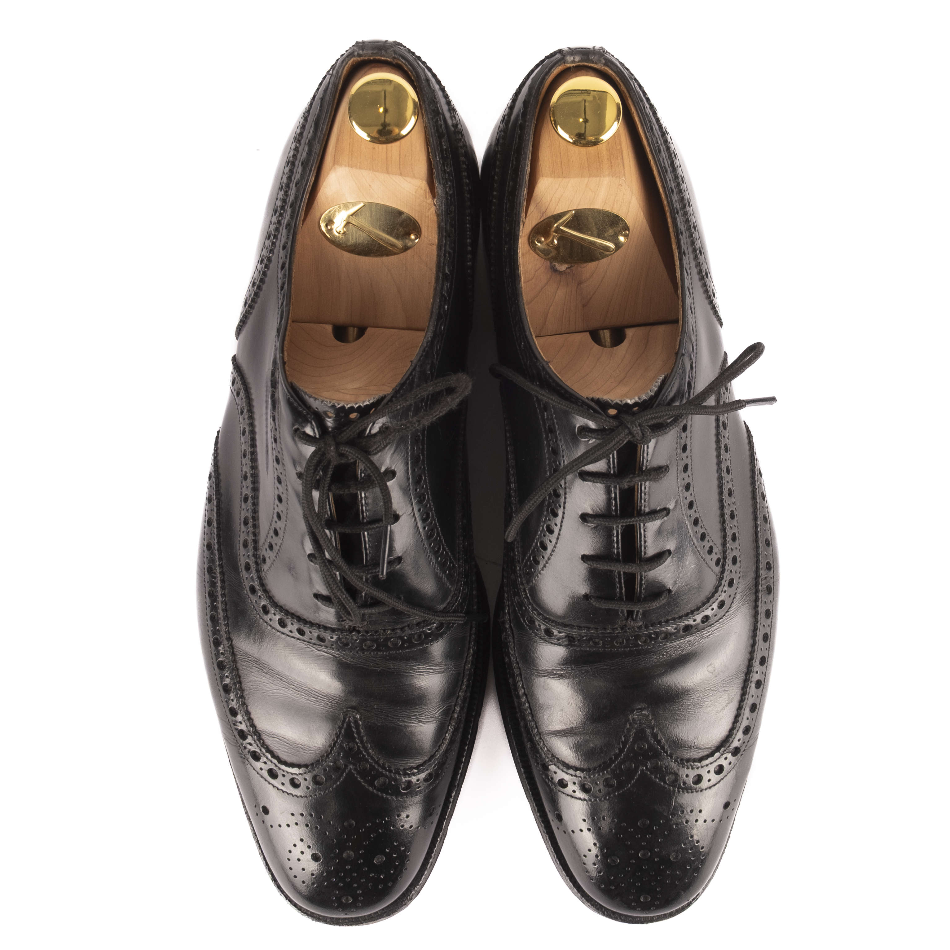 Black Brogue Oxfords