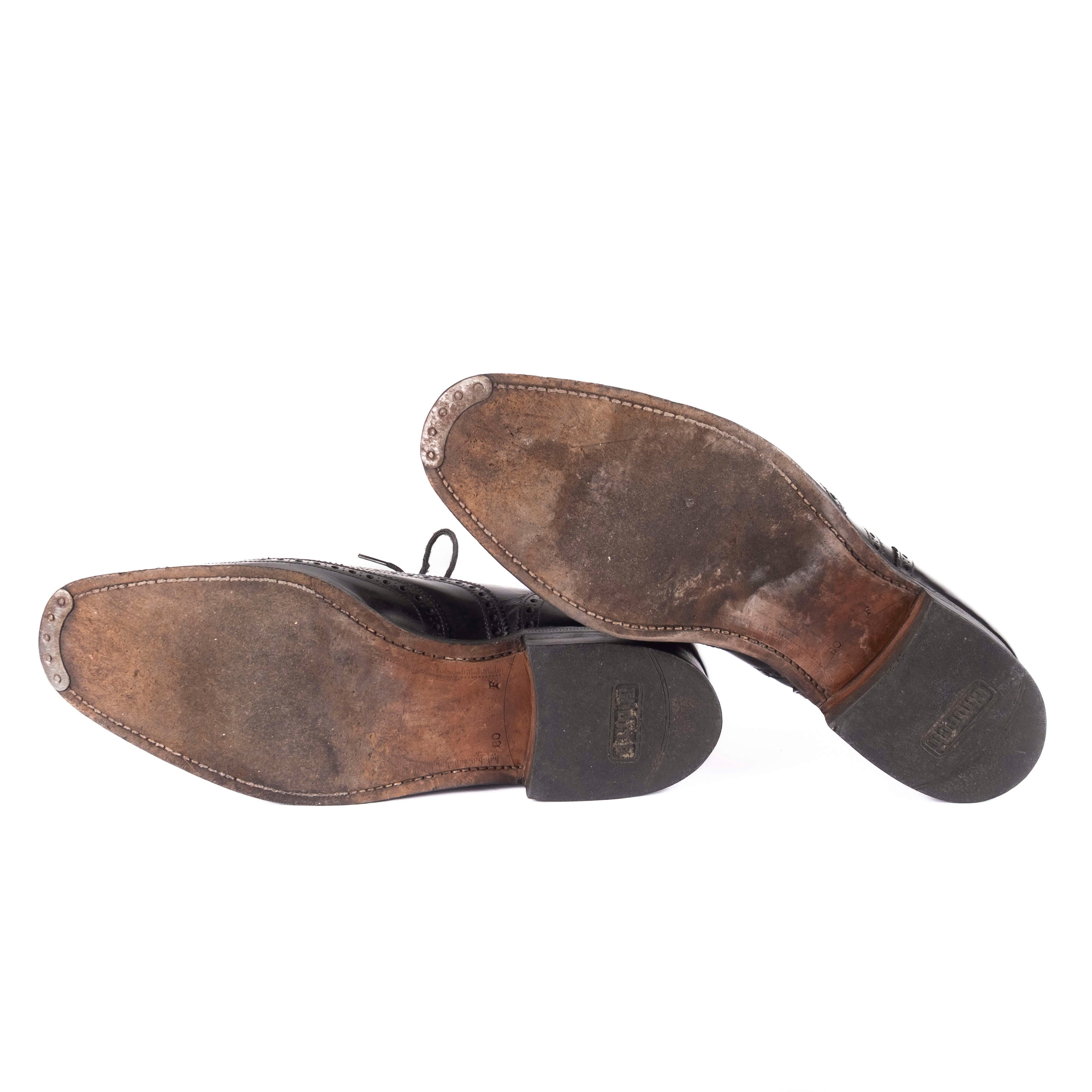 Black Brogue Oxfords