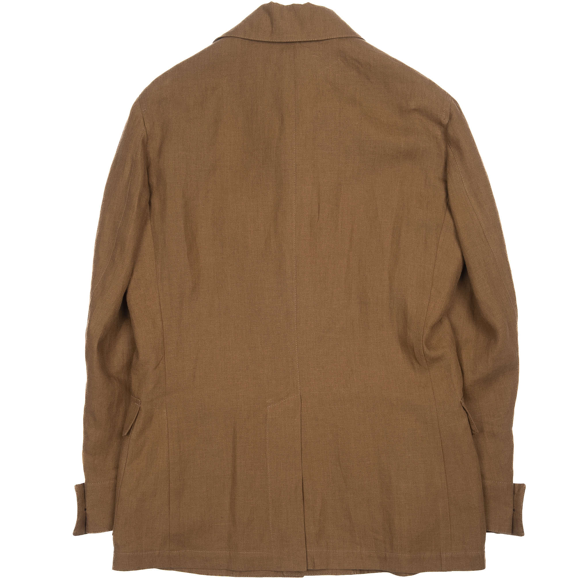 Neapolitan Tailored Brown Safari Jacket Sz 50
