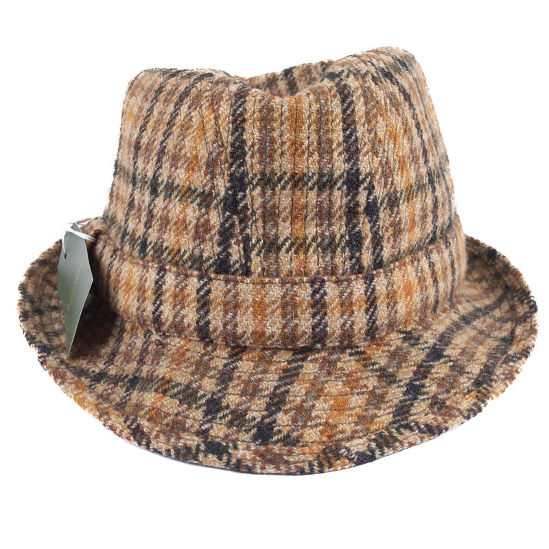 Lock & Co. Hatters Brown Check Trilby
