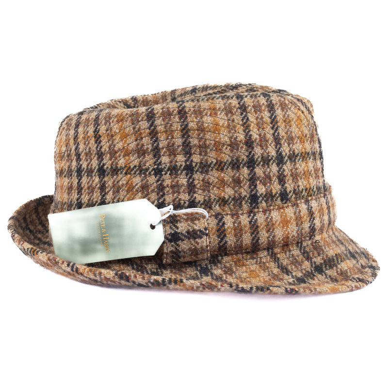 Lock & Co. Hatters Brown Check Trilby