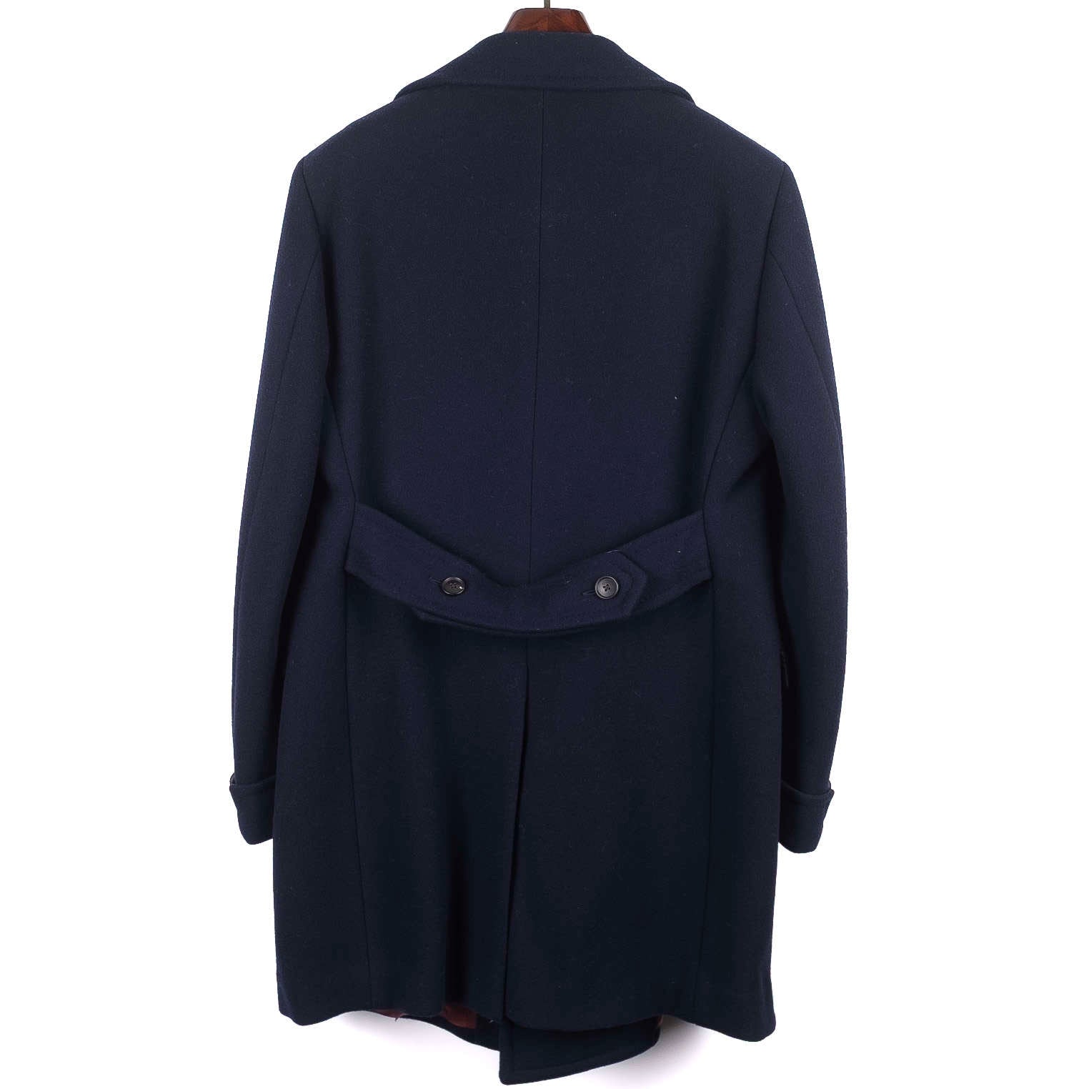 Navy Double Breasted Winter Coat