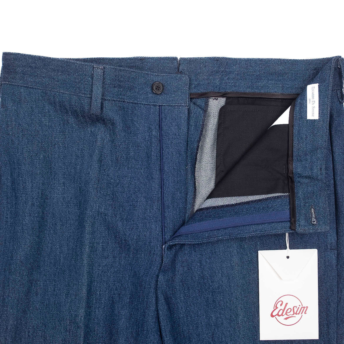 Neapolitan Hand Tailored Blue Jeans Size 54
