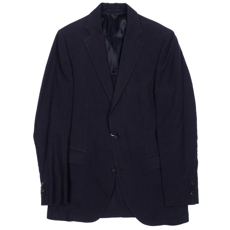 Navy Linen Suit