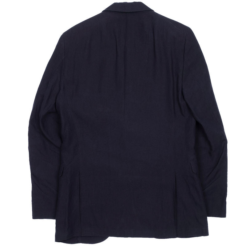 Navy Linen Suit