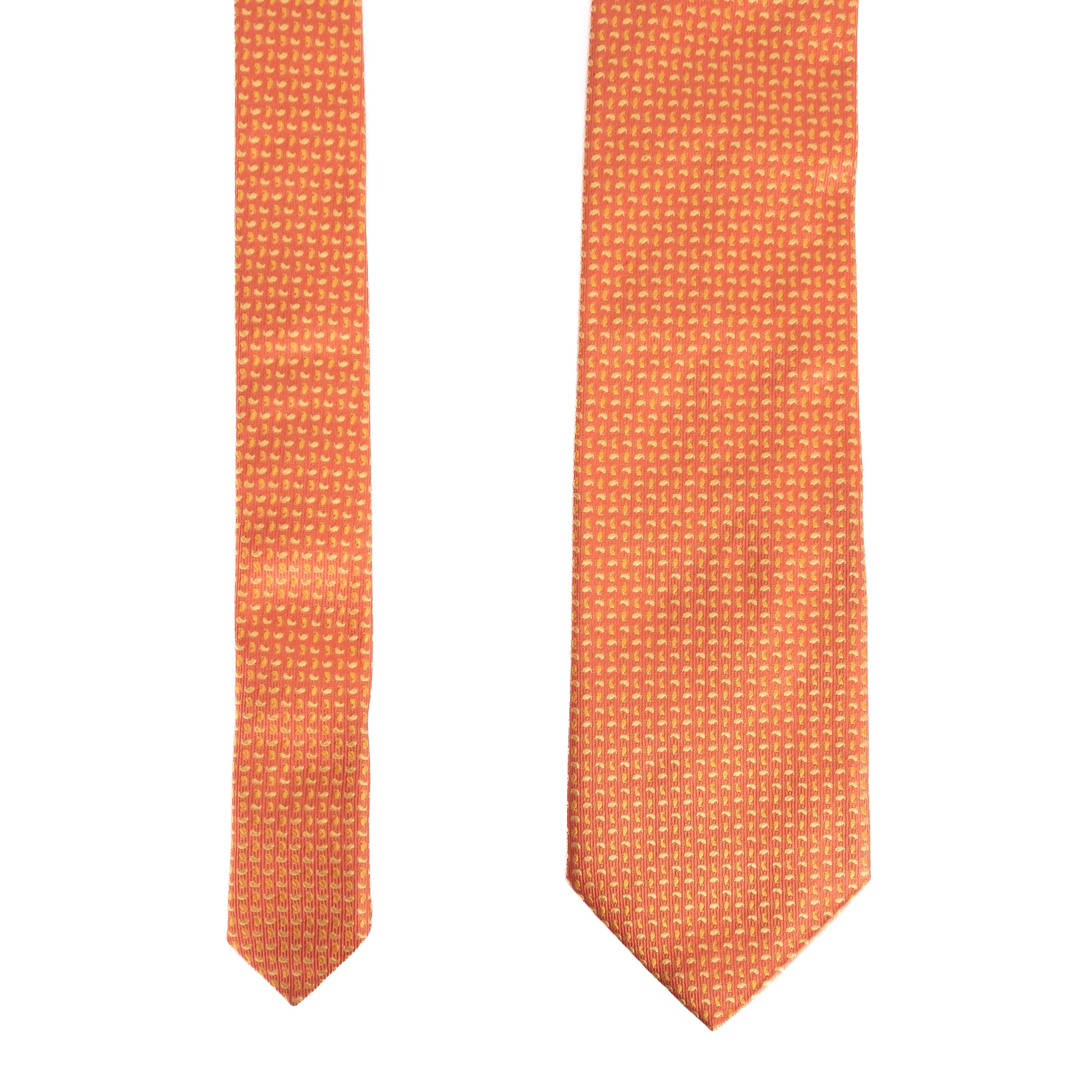 Orange Patterned Tie