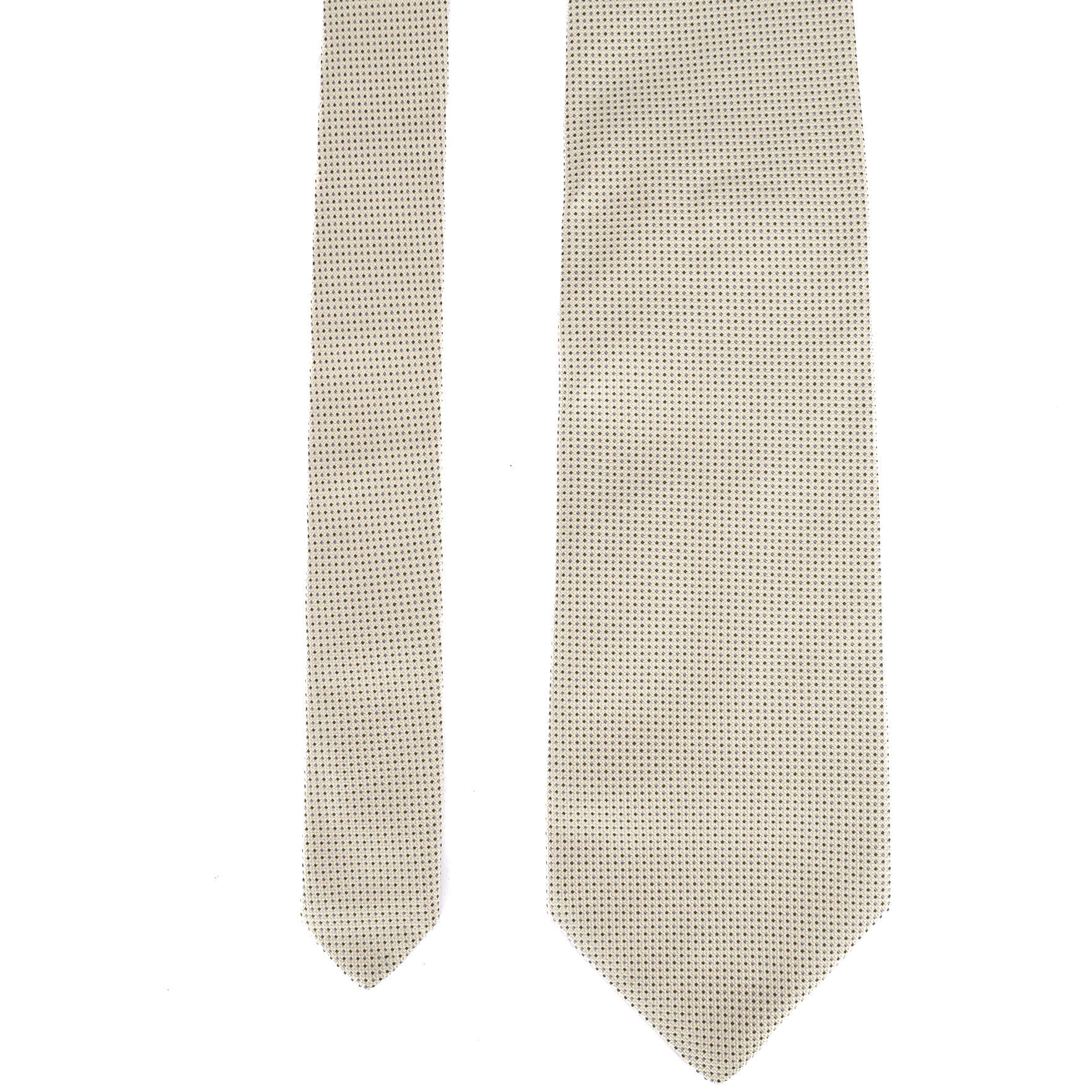 Pale Yellow Checked Tie