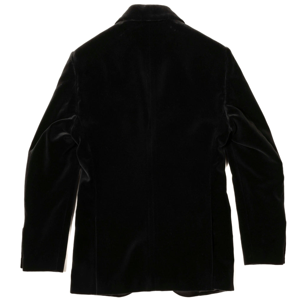Neapolitan Hand Tailored Black Velvet Tuxedo Dinner Jacket