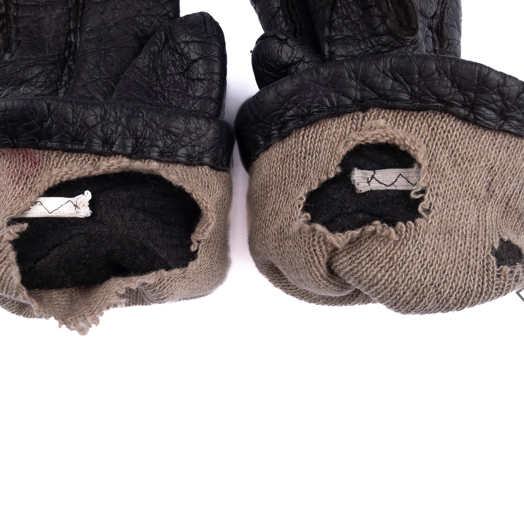 Black Peccary Leather Glove
