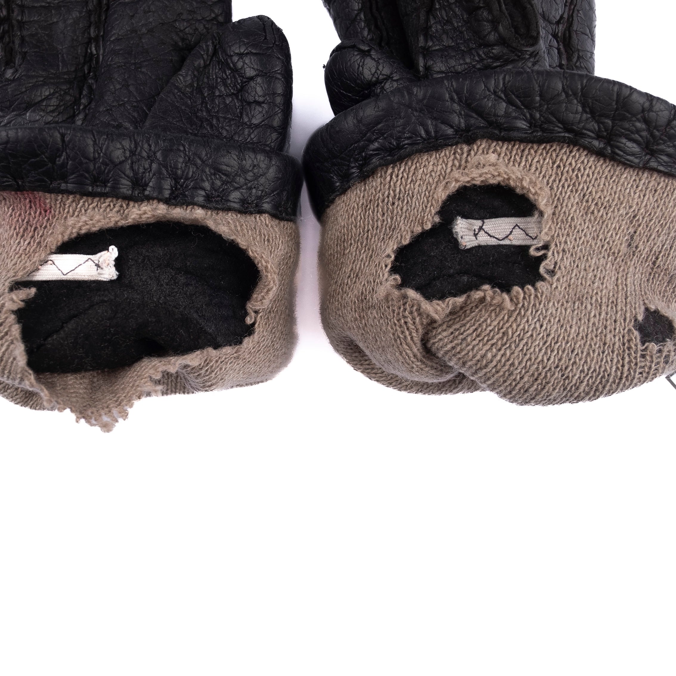 Black Peccary Leather Glove