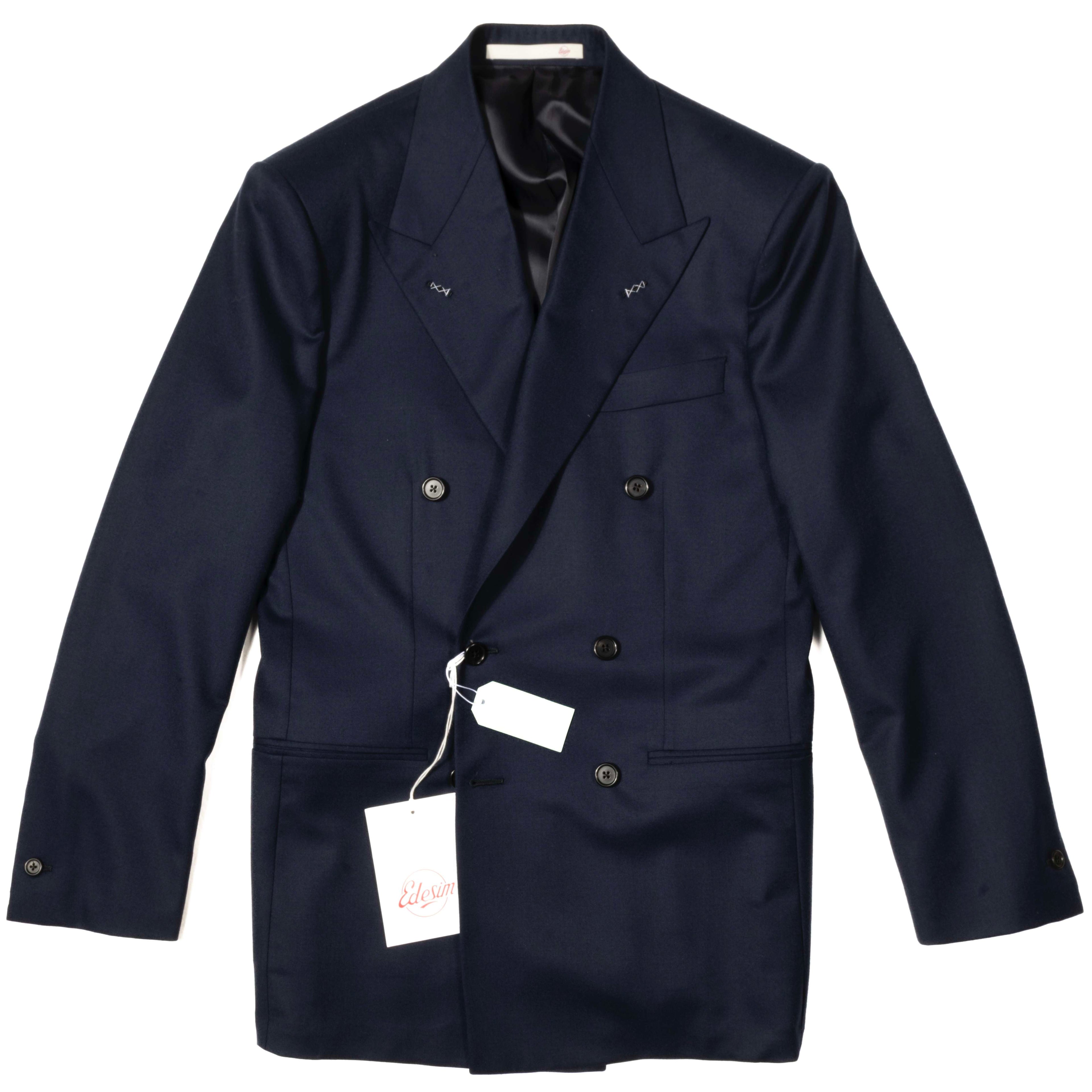 Neapolitan Hand Tailored Navy Double Breasted Sport Coat