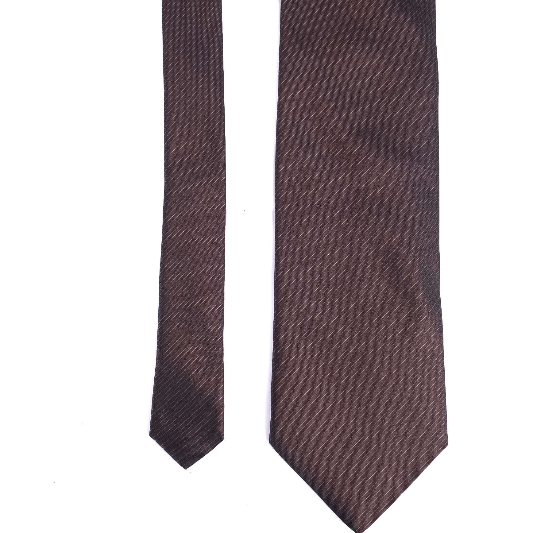 Brown Striped Tie