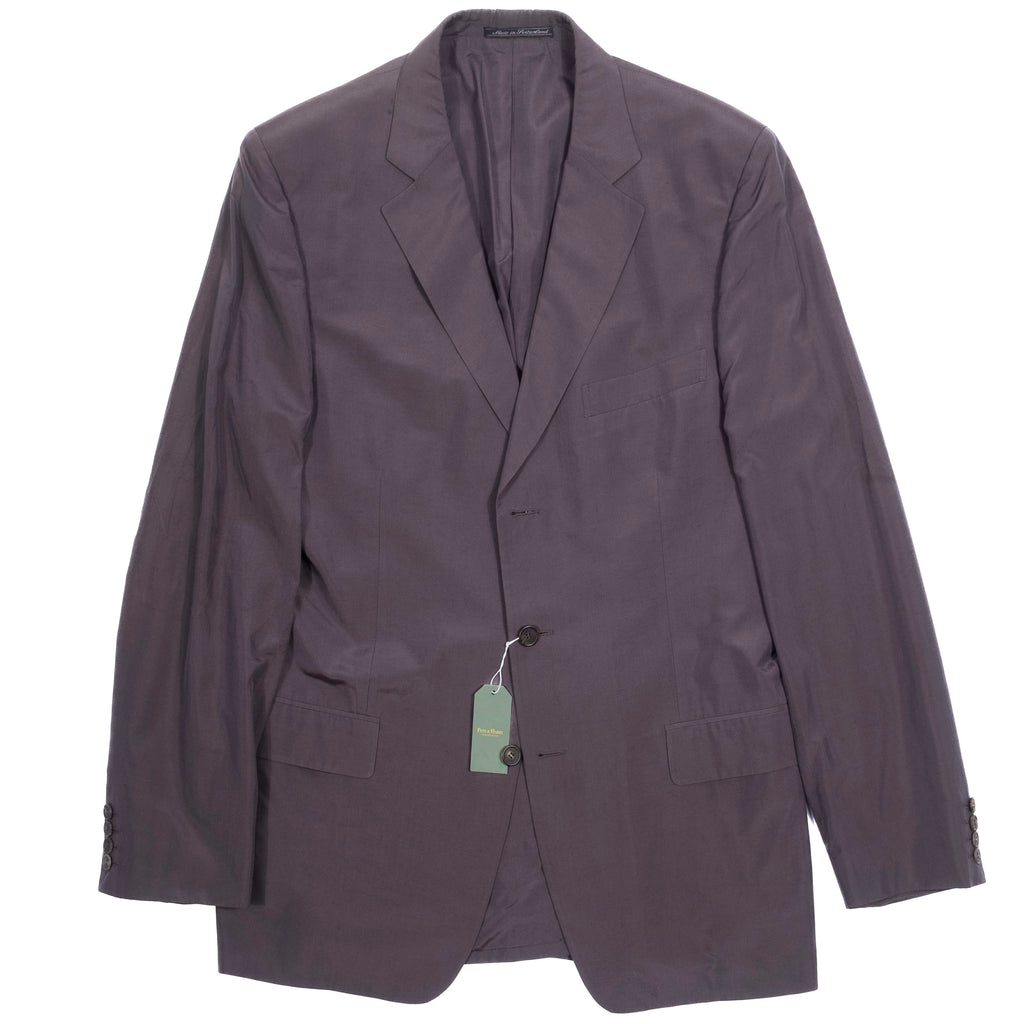 Gucci Grey Silk Suit Sz 54