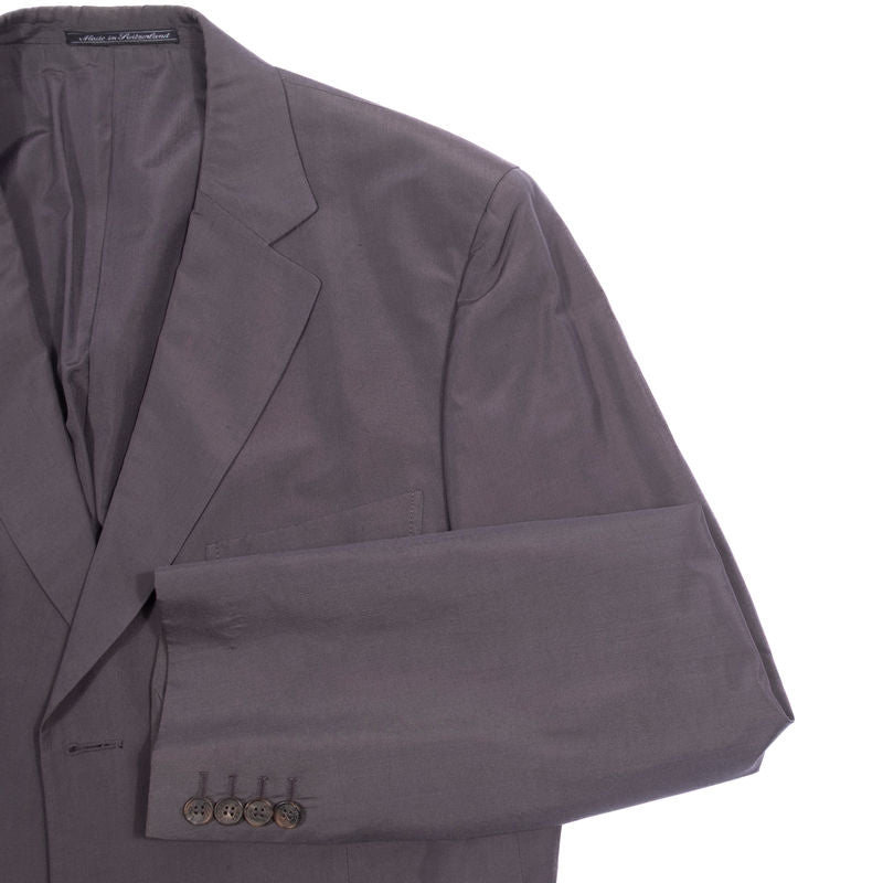 Gucci Grey Silk Suit Sz 54