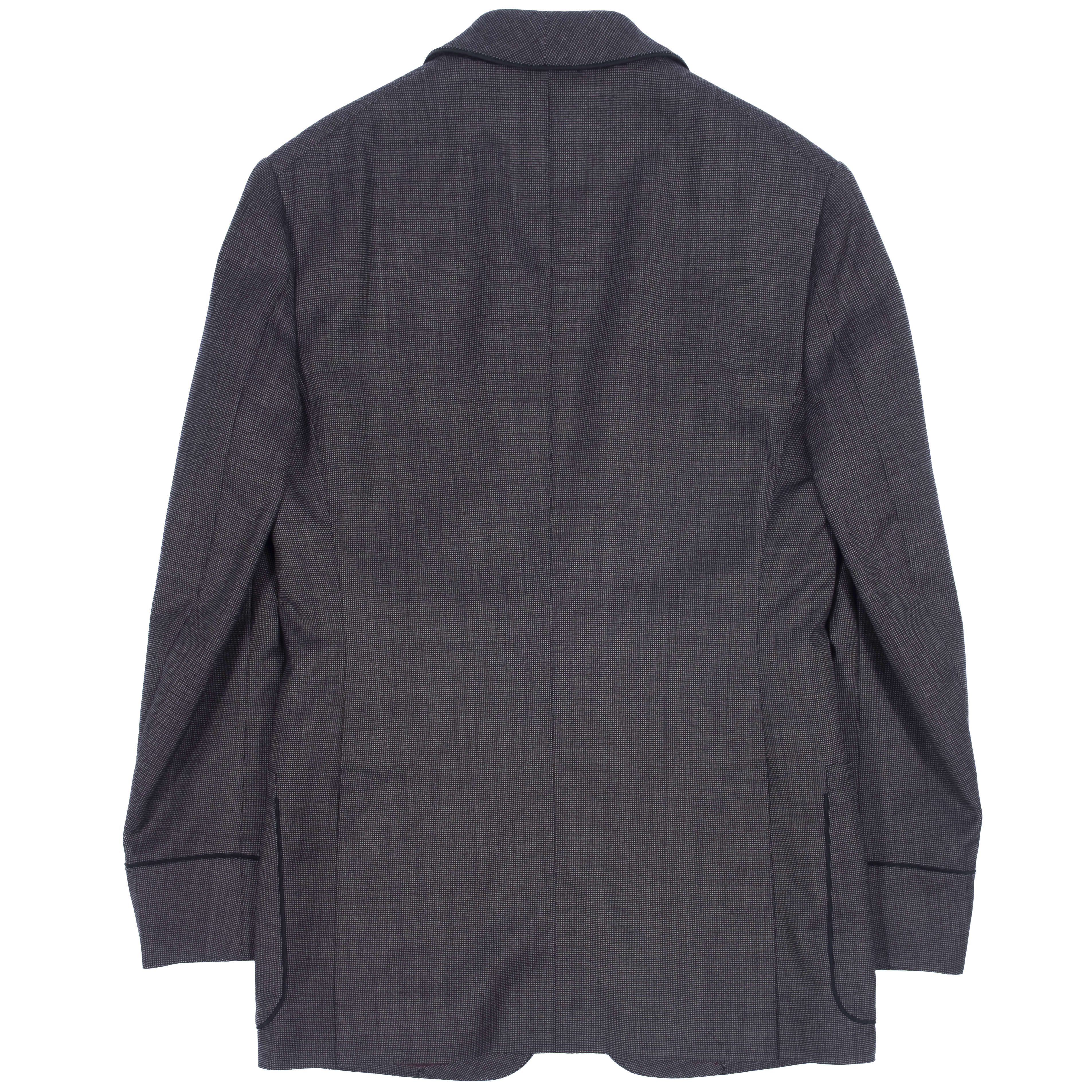 Grey Bespoke Dinner Jacket with Vest Sz 50